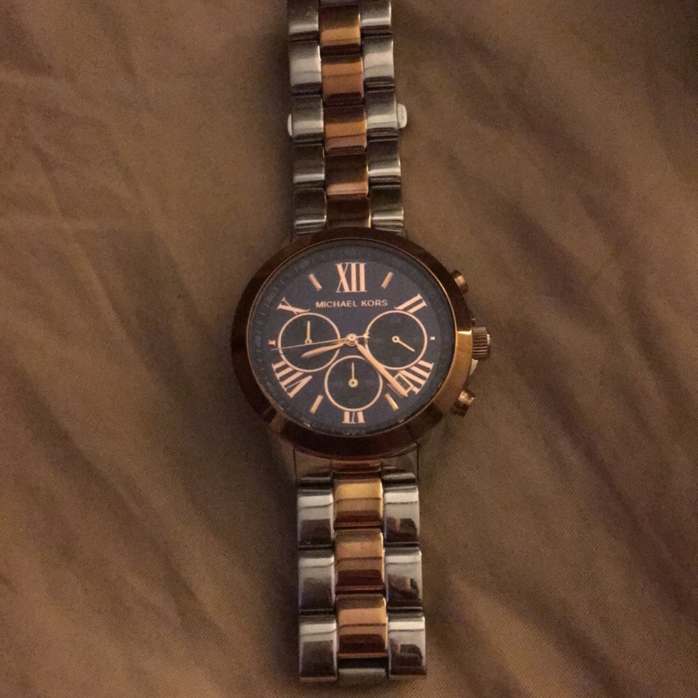 Michael Kors Two-tone Silver/Rose Golden watch